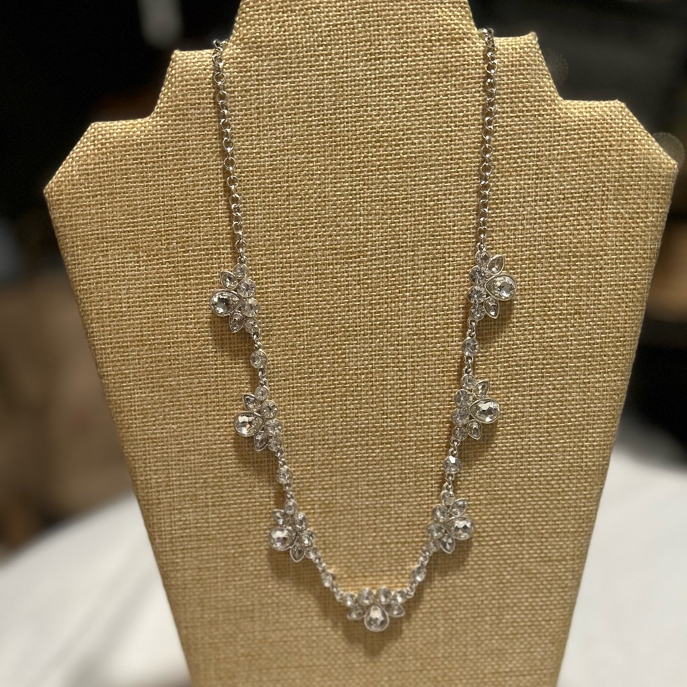 Faux Diamond Necklace